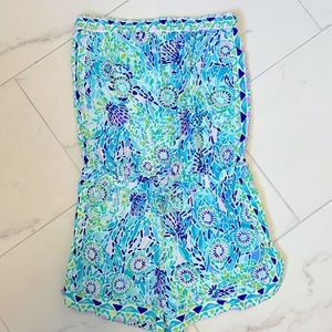 Lilly Pulitzer, Rikki Strapless Romper, Perfect Condition, Size Small